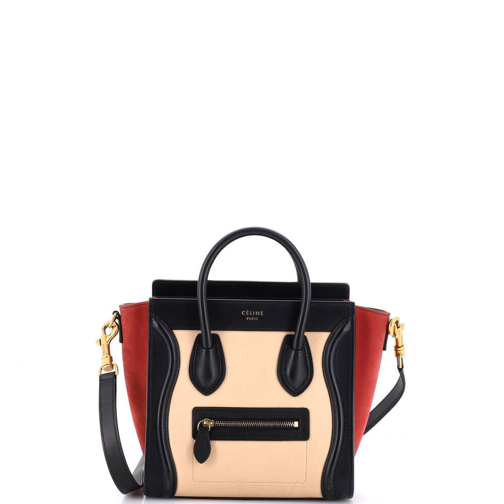 Celine Tricolor Luggage Bag Leather #248499C11B